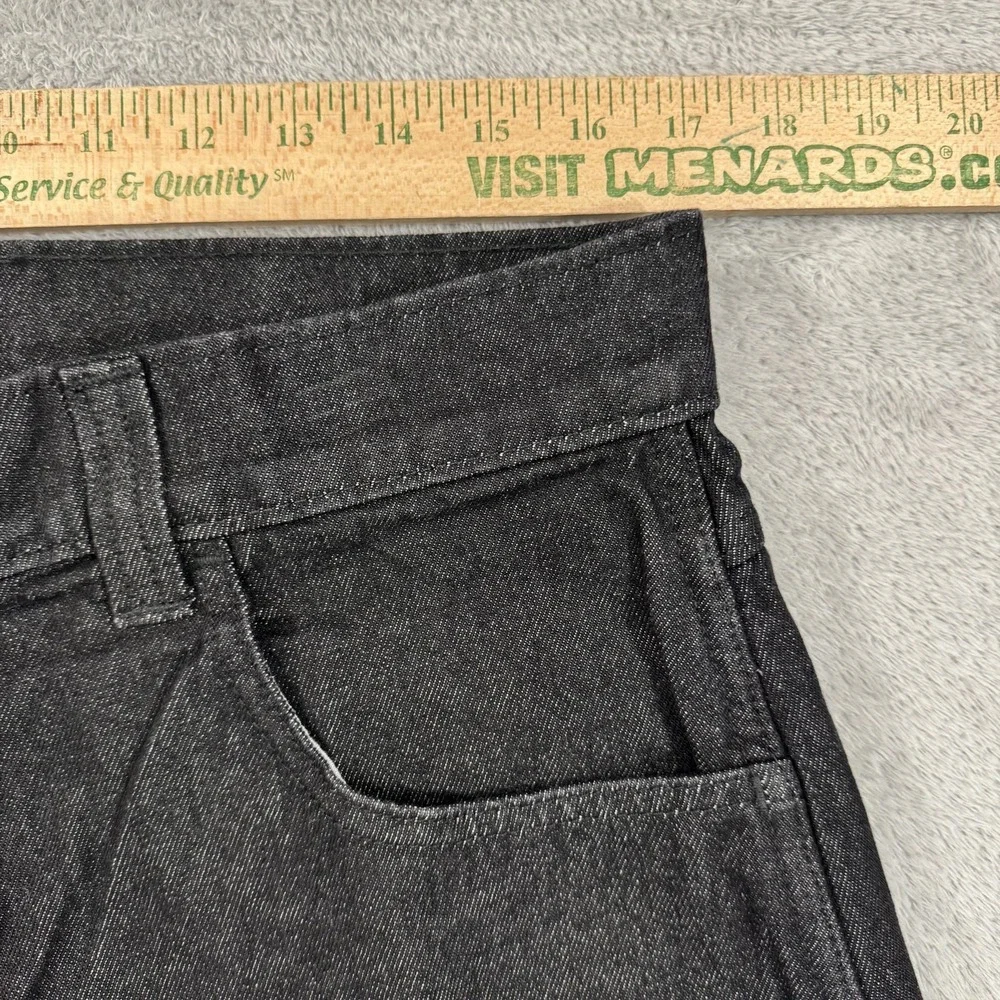 NWT Dickies Carpenter Long Shorts Men's 34 Charcoal Black Relaxed Wide Leg Denim